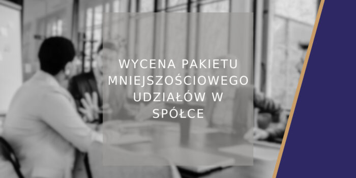 Wycena pakietu mniejszościowego udziałów w spółce_poradnik